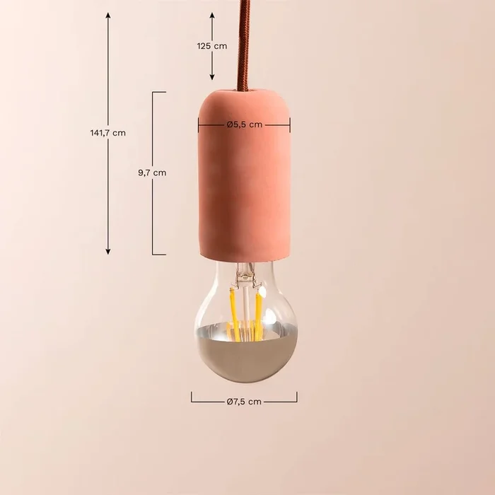 Lámpara de Techo Volk Rosa Dalia – SKLUM