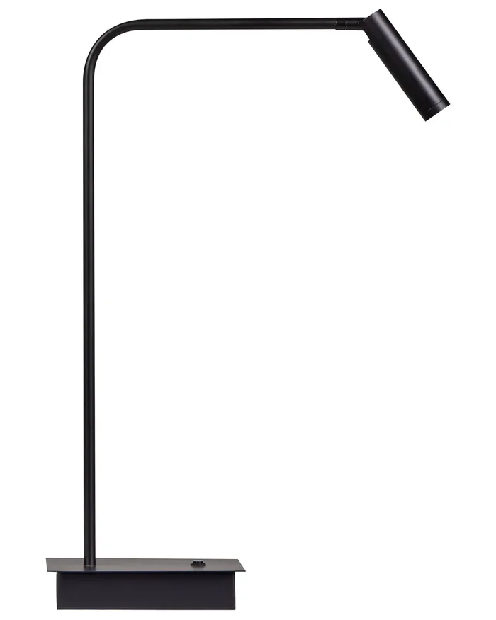 Lámpara LED de escritorio LAWSON ajustable Metal Negro