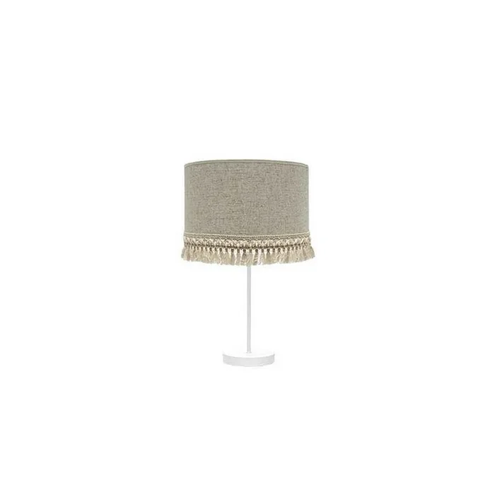 lampara sobremesa metal color blanco serie vera 15cm