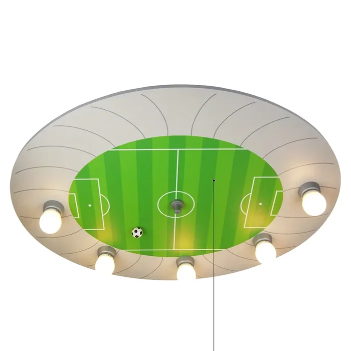 Lámpara techo Estadio de fútbol, puntos de luz LED