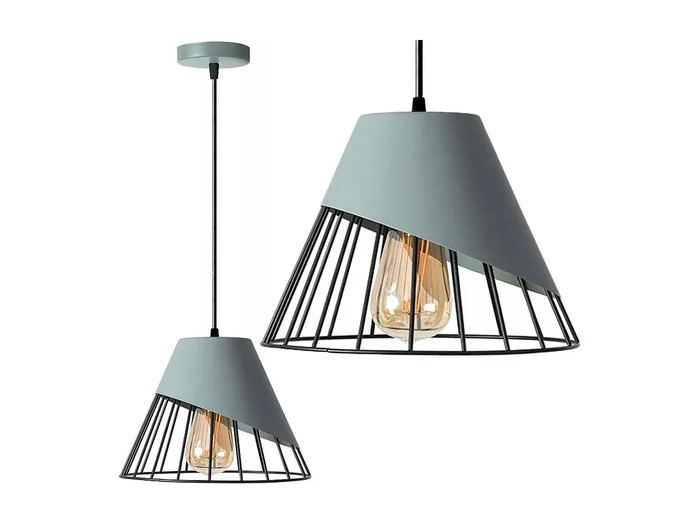Lámpara Toolight App229-1Cp Grey Black