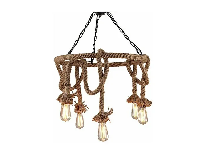 Lámpara Toolight App677-5Cp Boho Brown