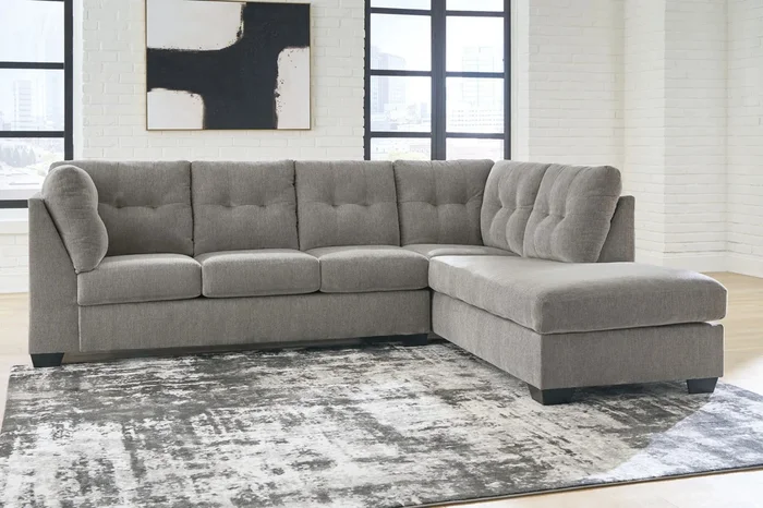 Lanelly Gray 2-Piece Sectional with RAF Chaise