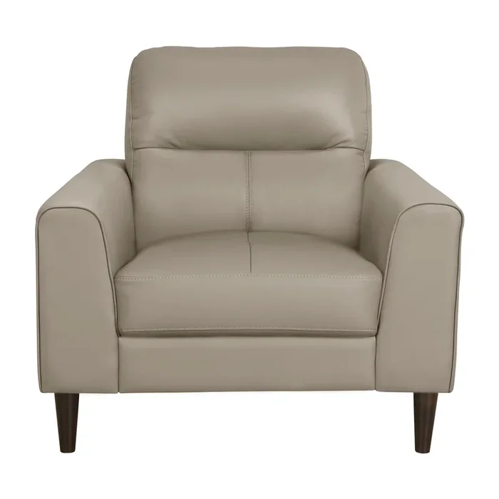 Lewes Latte Leather Chair