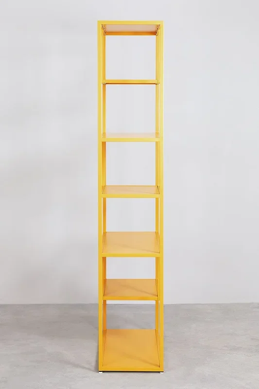 Librería en Acero Thura Amarillo Albero – SKLUM