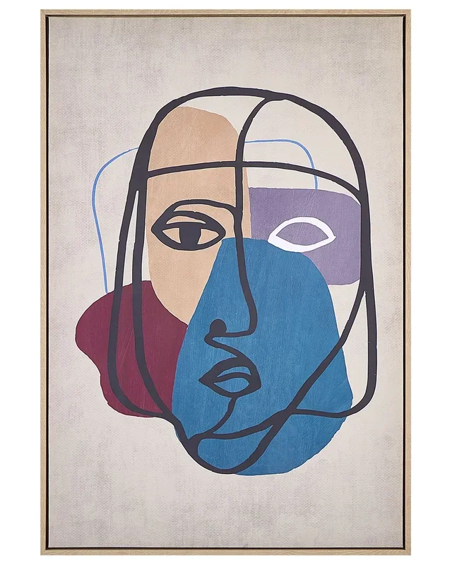 Lienzo BINETTO Motivo femenino 63 x 99 cm Multicolor