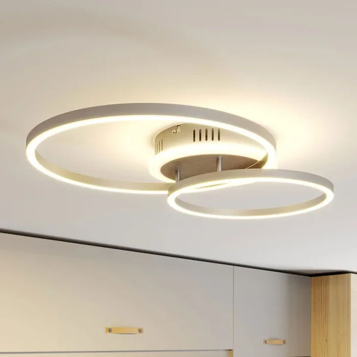 Lindby Smart Plafón LED Edica, 58 cm, Tuya, CCT
