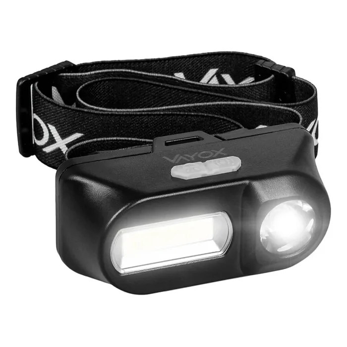 Linterna frontal recargable LED regulable 2xLED/5V IPX4 250 lm 2000 mAh