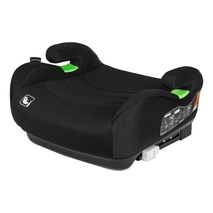 Lionelo – Asiento elevador para coche LUUK FIX i-Tamaño 125-150 cm negro