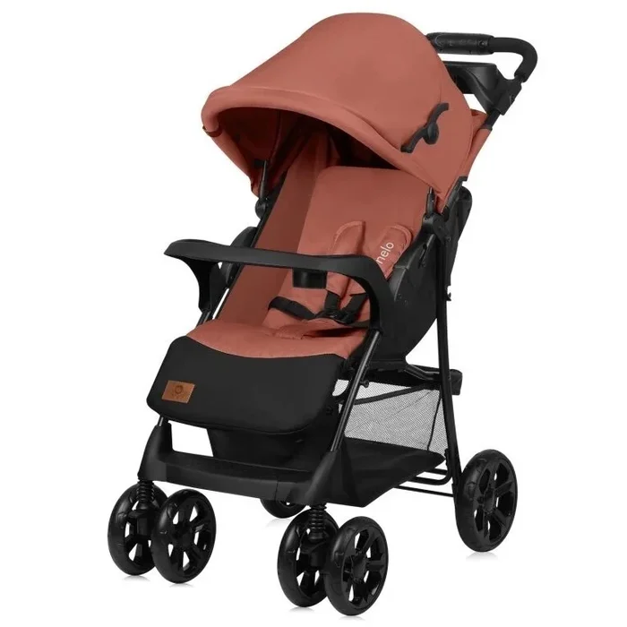 Lionelo – Cochecito EMMA PLUS color ladrillo/negro