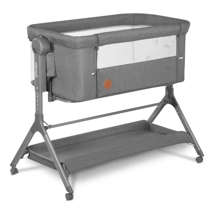 Lionelo – Cuna para bebé 3en1 LEONIE PLUS gris