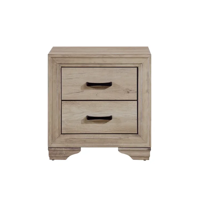 Lonan Natural Nightstand