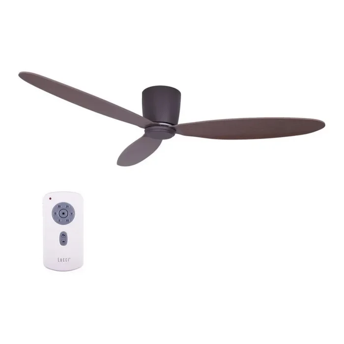 Lucci air 212883 – Ventilador de techo AIRFUSION RADAR madera/marrón + mando a distancia