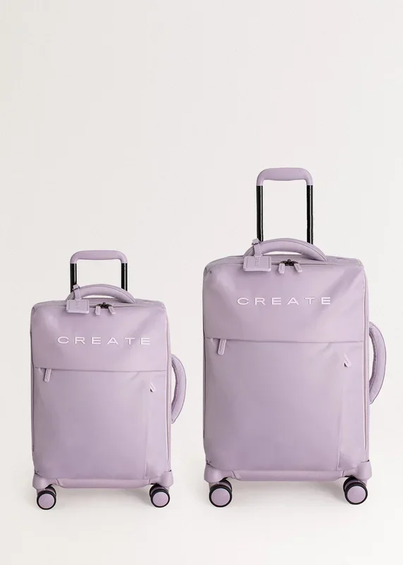LUGGAGE STUDIO SOFT – Maleta blanda de poliéster con candado TSA y ruedas multidireccionales