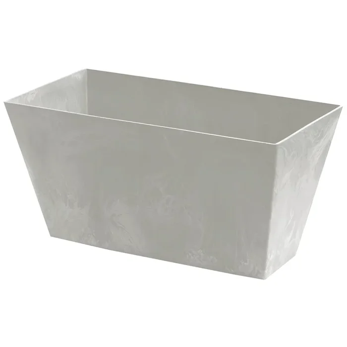 Maceta Tubus Case Beton Effect 38,6L., Dimensiones (Mm) 600X324X300, Color Hormigón
