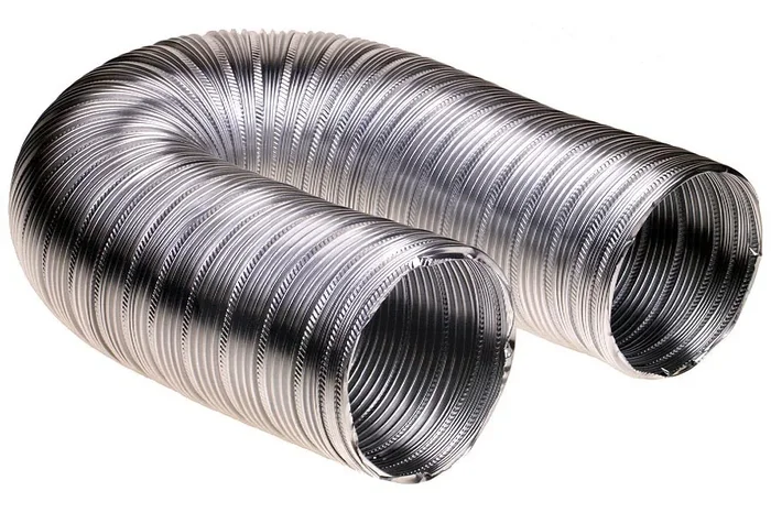 Manguera 120mm extensible hasta 1,5 mtr aluminio universal Campana extractora 61005137