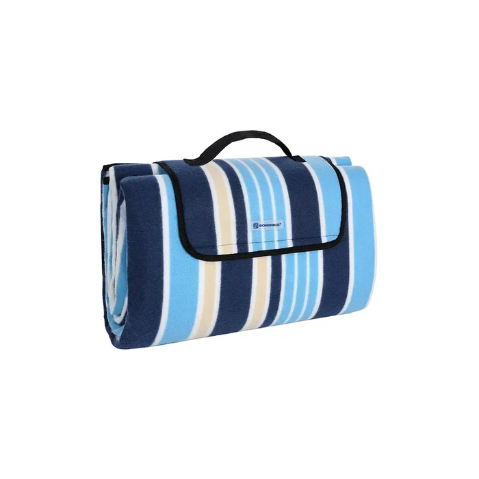 Manta de Picnic Rayas azul-blanco-SONGMICS