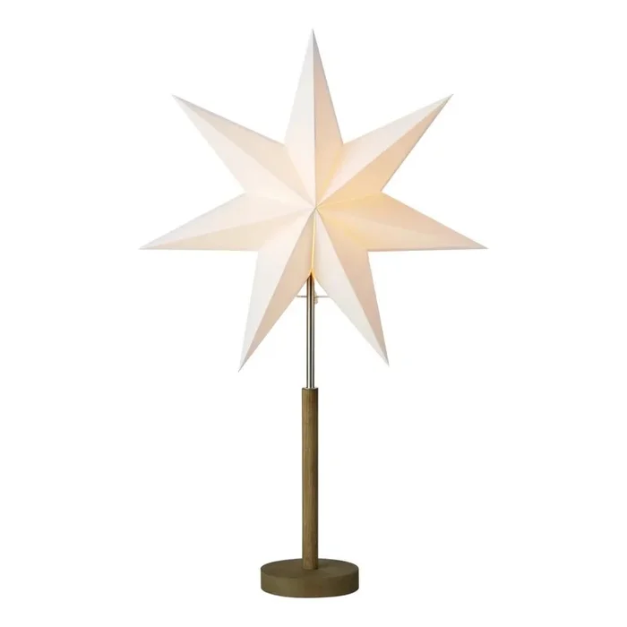 Markslöjd 706214 – Decoración navideña SPERANZA 1xE14/6W/230V, diámetro 45 cm, pino/crema