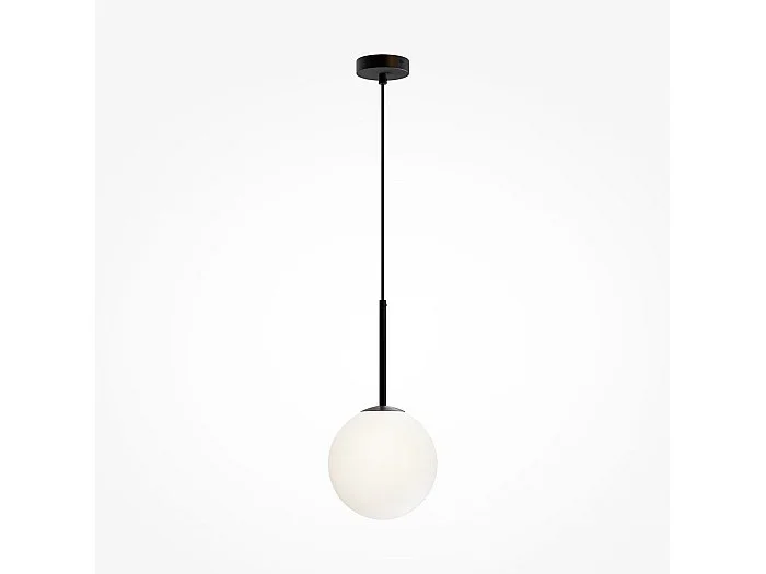 Maytoni Basic form Maytoni Basic Form 20cm Modern Globe Lámpara de Techo Colgante Negro Mate E14