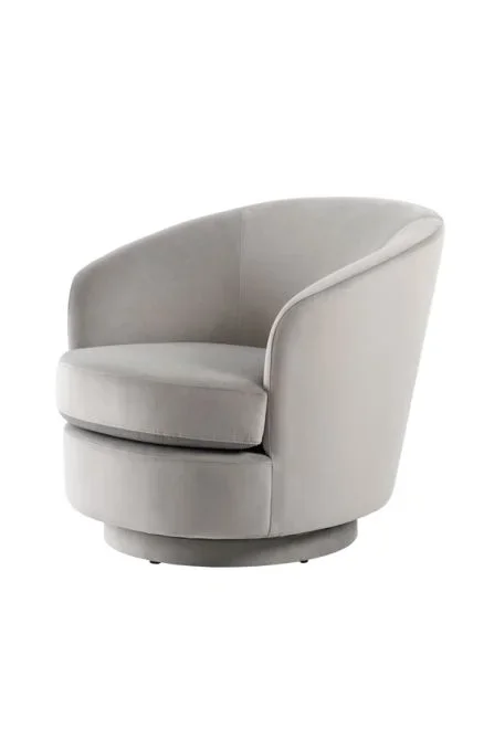 Melville Sillón Giratorio – Gris Paloma