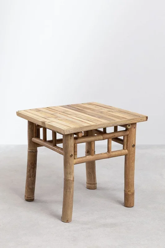 Mesa Auxiliar de Exterior en Bambú Jamaik Bambú – SKLUM