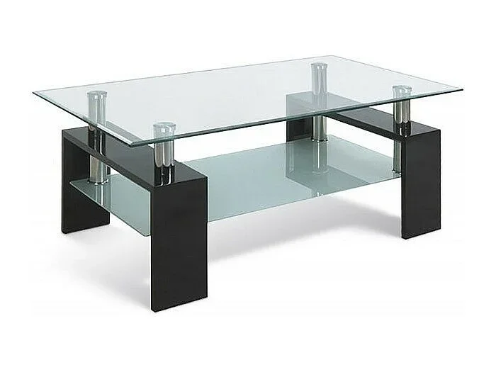 Mesa baja colección MAGY. Mueble tipo CONTEMPORÁNEO color negro.