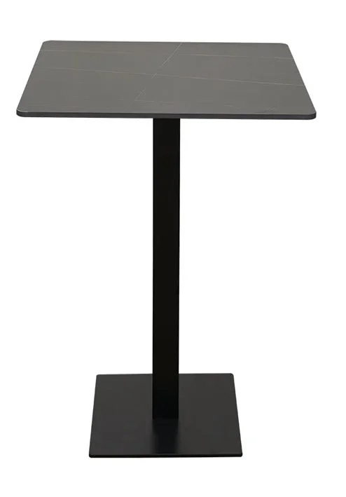 Mesa bar alta con tapa 70 cm Lisboa Black Gold Vintahome