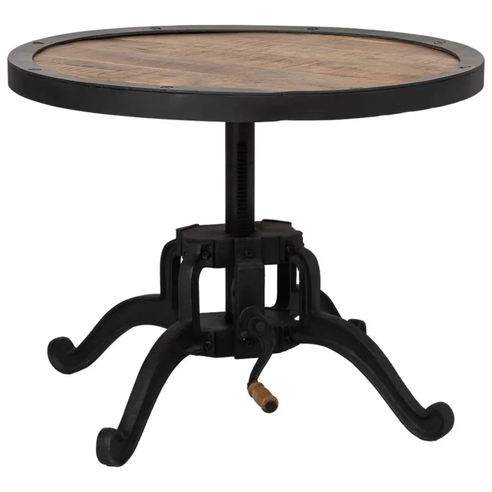 Mesa de altura regulable natural D76x46