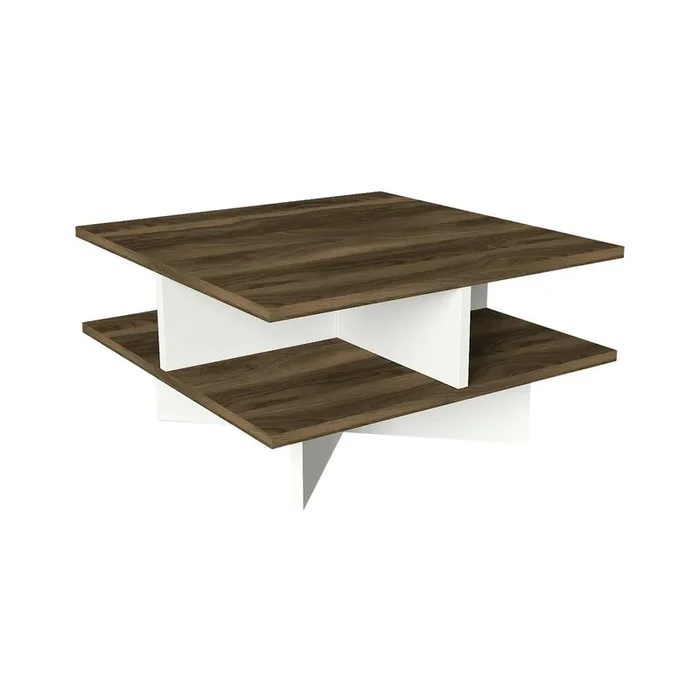 Mesa de centro com efeito madeira