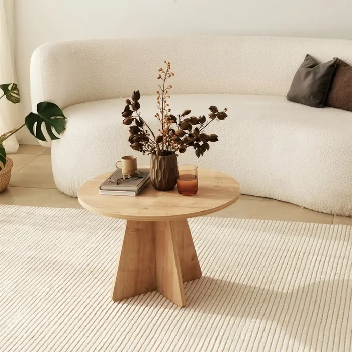 Mesa de centro MUSHROOM 40×60 cm roble zafiro