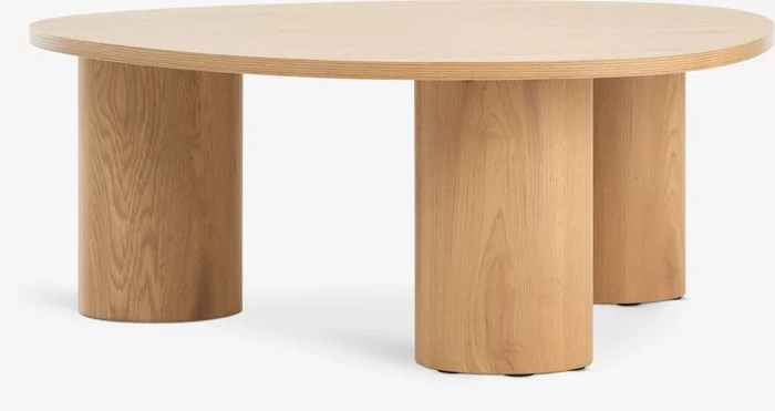 Mesa de centro RAVNSBJERG 90×90 color roble natural
