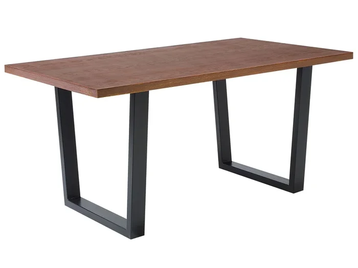 Mesa de comedor AUSTIN Nogal oscuro 160 cm 90 cm