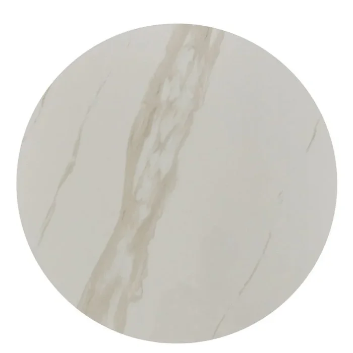 Mesa de comedor Tuli Blanca piedra sinterizada Ø80-90-100-120 Vintahome