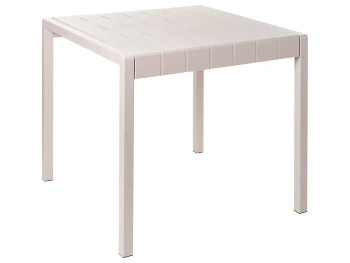 Mesa de jardín BARTICA 81 cm 84 cm Beige