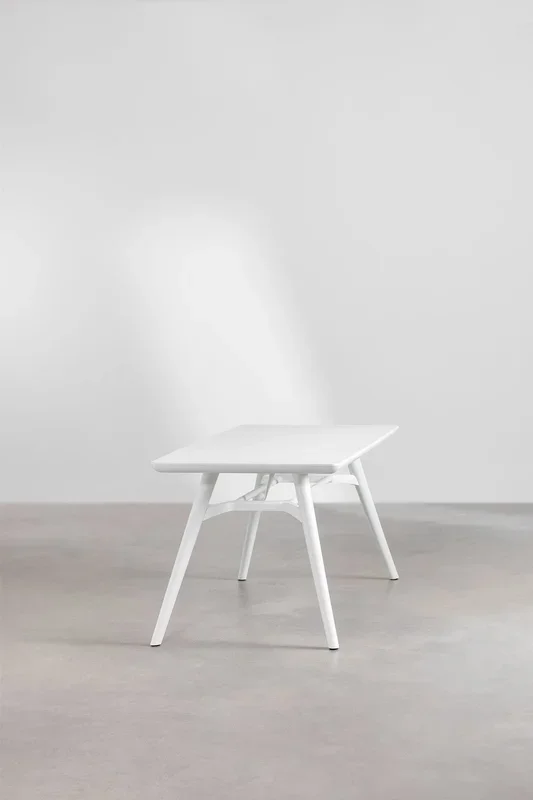 Mesa de Jardín Rectangular (134×78 cm) Joane Blanco – SKLUM