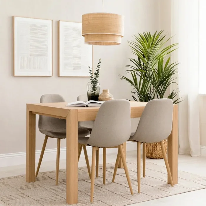 Mesa extensible natural 120 Lane Natural – Kenay Home