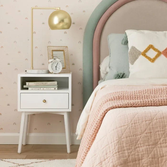 Mesita blanca infantil Tilo Blanco – Kenay Home