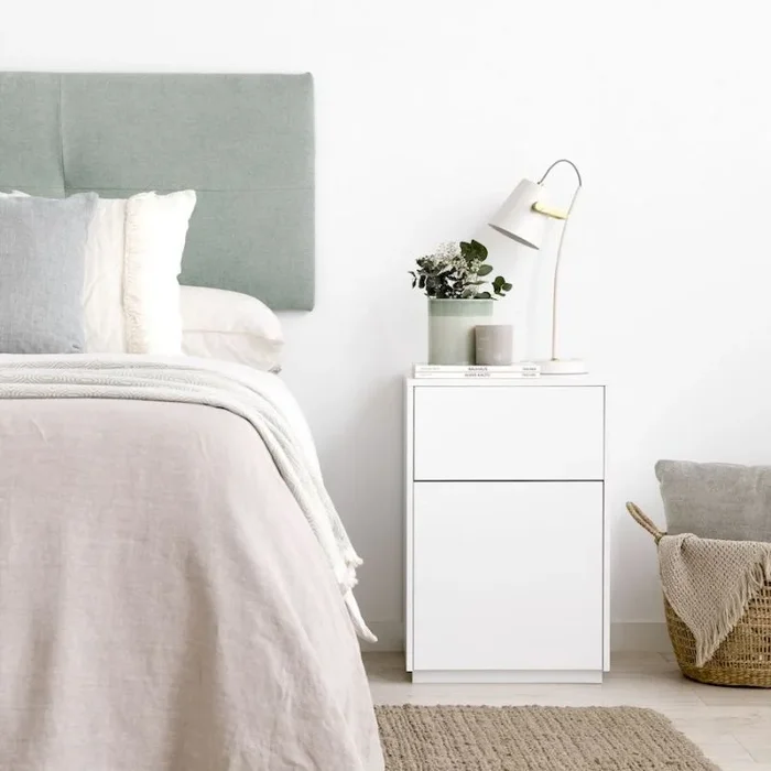 Mesita blanca Unite Blanco – Kenay Home