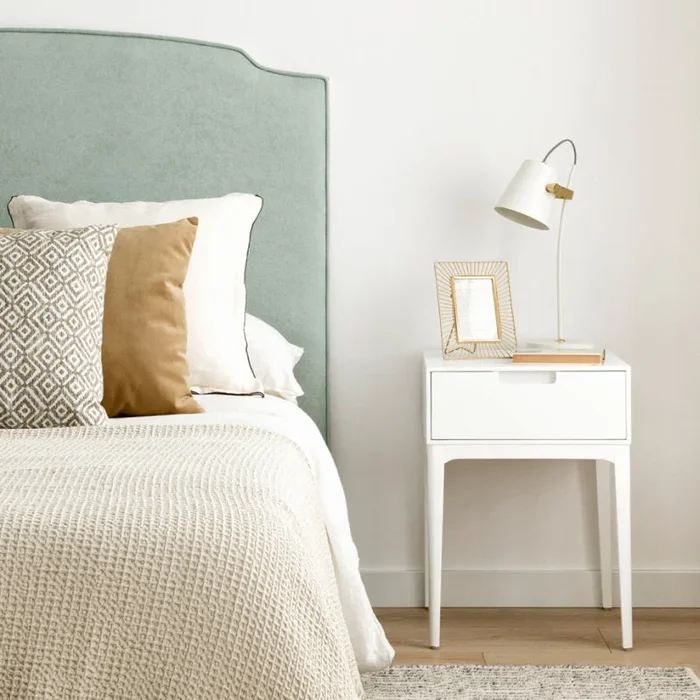 Mesita blanca Vinti Blanco – Kenay Home