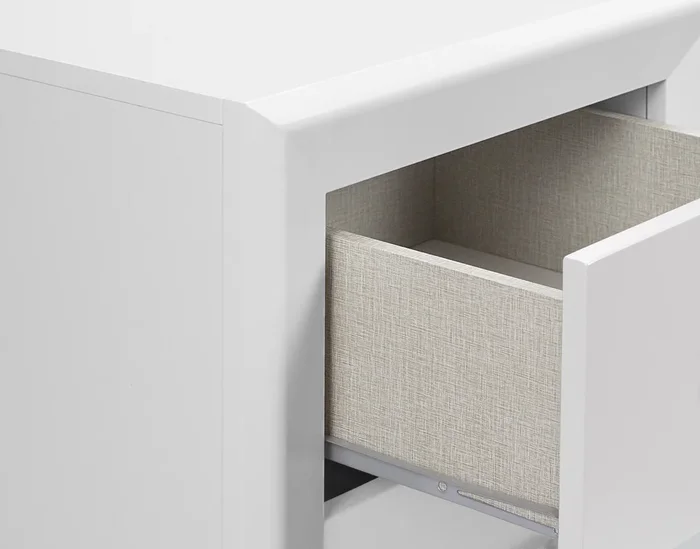 Mesita De 60 Cm – Venprodin – 60×54,8×40 Cm – Blanco