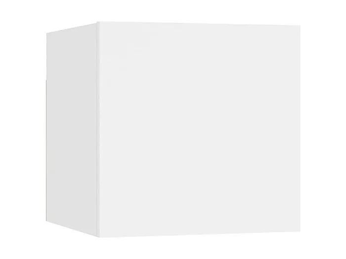 Mesita de noche Aglomerado Blanco 30,5x30x30 cm