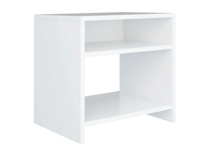 Mesita de noche Blanco 40x30x40 cm Madera contrachapada