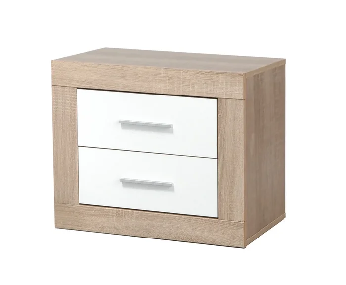 Mesita Loira 3 Cajones – Venprodin – 46x54x35 Cambrian-blanco