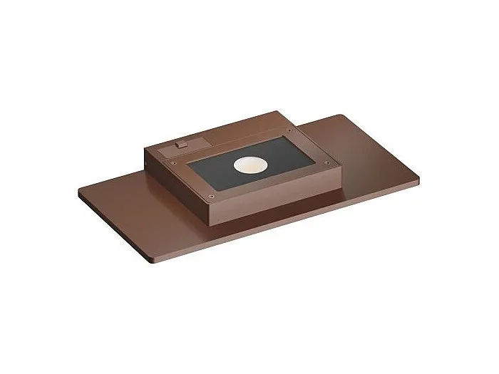 Mini Pla Corten – Aplique de pared LED de 20 W con interruptor CCT, 2700 K/3200 K/4000 K, aluminio, luz de pared ascendente – Beneito & Faure