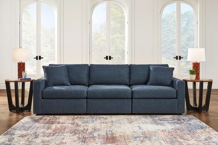 Modmax Ink 3-Piece Performance Fabric Sectional Sofa