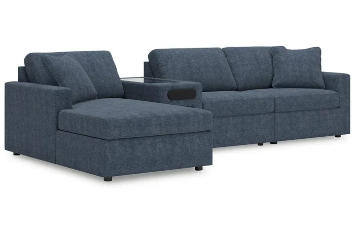 Modmax Ink 4-Piece Sectional with LAF Chaise