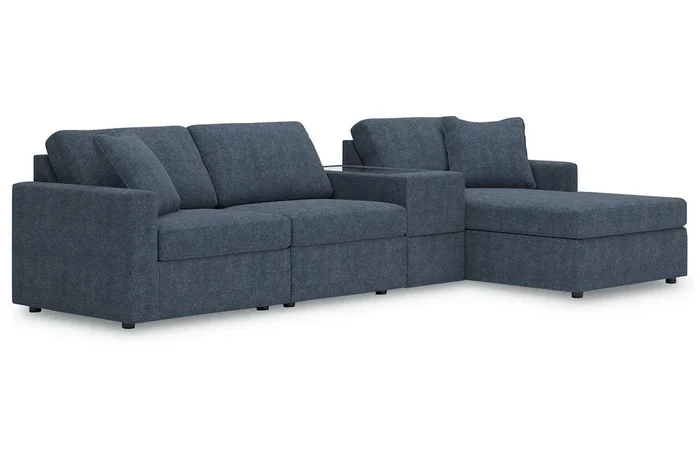 Modmax Ink 4-Piece Sectional with RAF Chaise