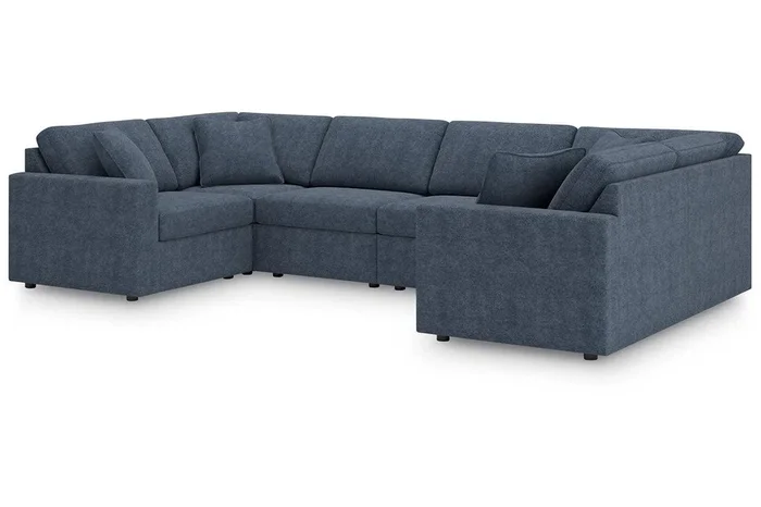 Modmax Ink 6-Piece Performance Fabric Modular Sectional