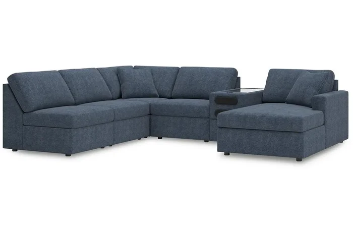 Modmax Ink 6-Piece Sectional with RAF Chaise