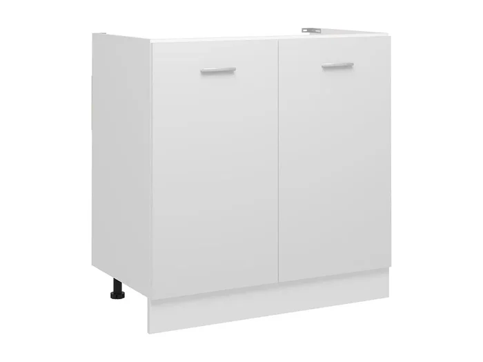 Mueble bajo lavabo Blanco 80x46x81,5 cm Madera contrachapada